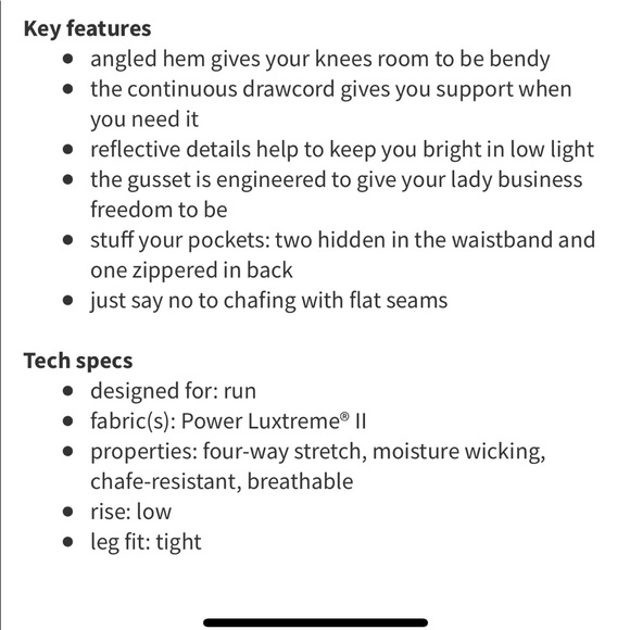 Lululemon Fast and Free Crop Size 10 - Picture 7 of 7